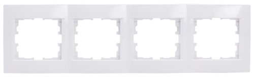 Рамка горизонтальная Lezard Karina 4-м. белый картинка